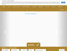Tablet Screenshot of hotelmorito.es